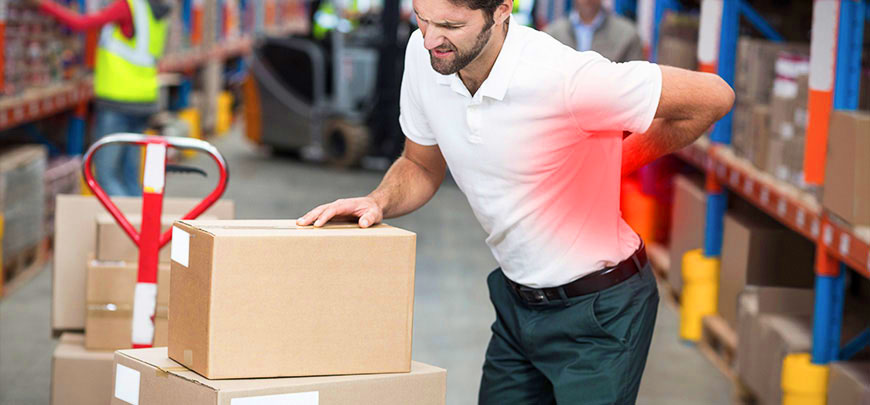 patient receiving work injury chiropractic in Hayward