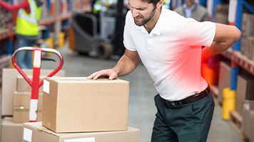 patient getting work injury care in Hayward CA
