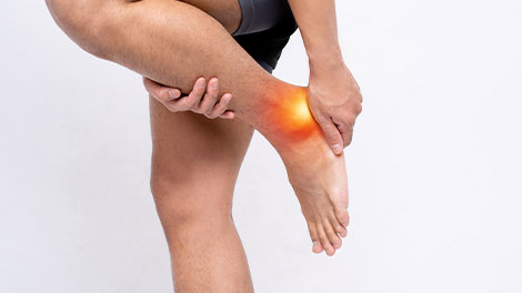 patient requiring ankle pain treatment in Hayward CA
