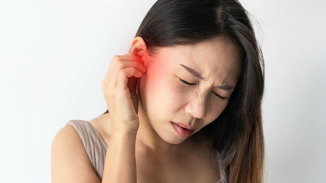 patient requiring ear infection treatment in Hayward CA