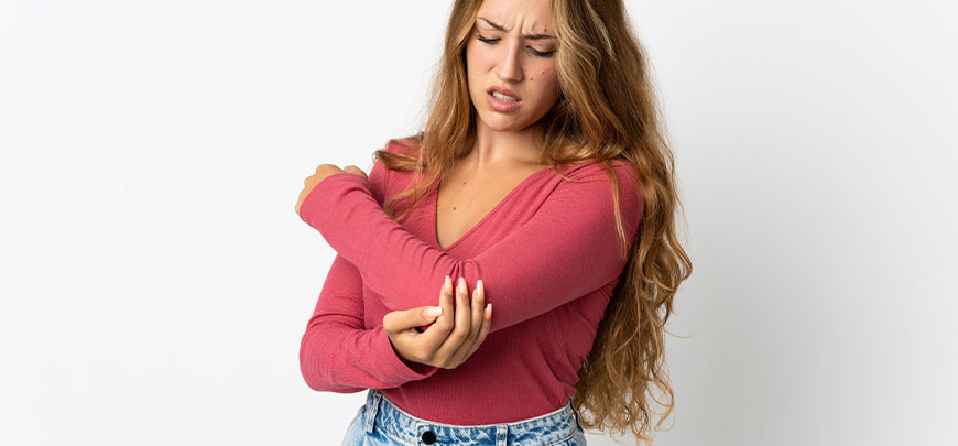 patient needing elbow pain treatment in Hayward