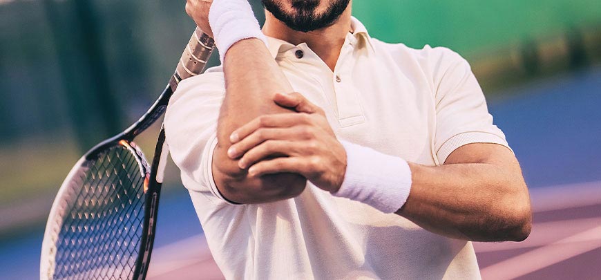patient needing tennis elbow treatment in Hayward